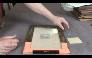 Some more Christmas ideas and an instructional video of how to prepare Mulbury picture frames for hanging