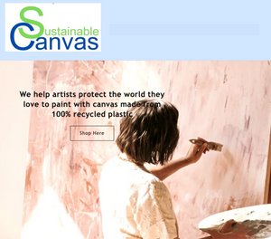 Canvas rolls made from recycled materials? - Yes, it's now a thing!